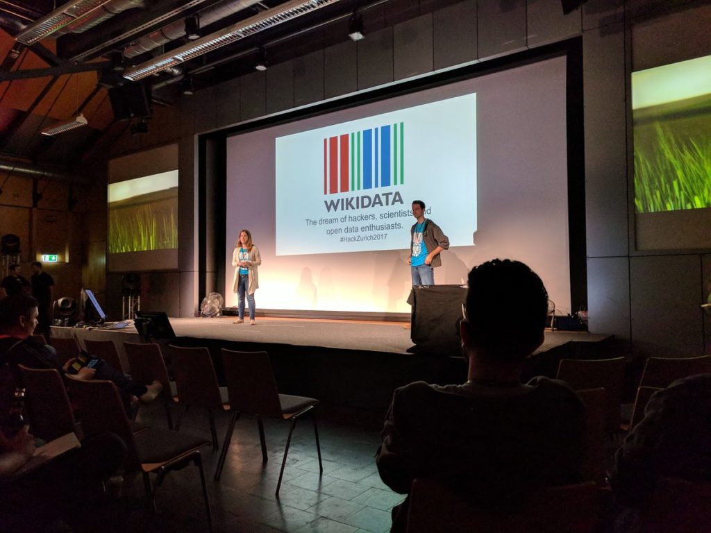 Cristina and Leon presenting
