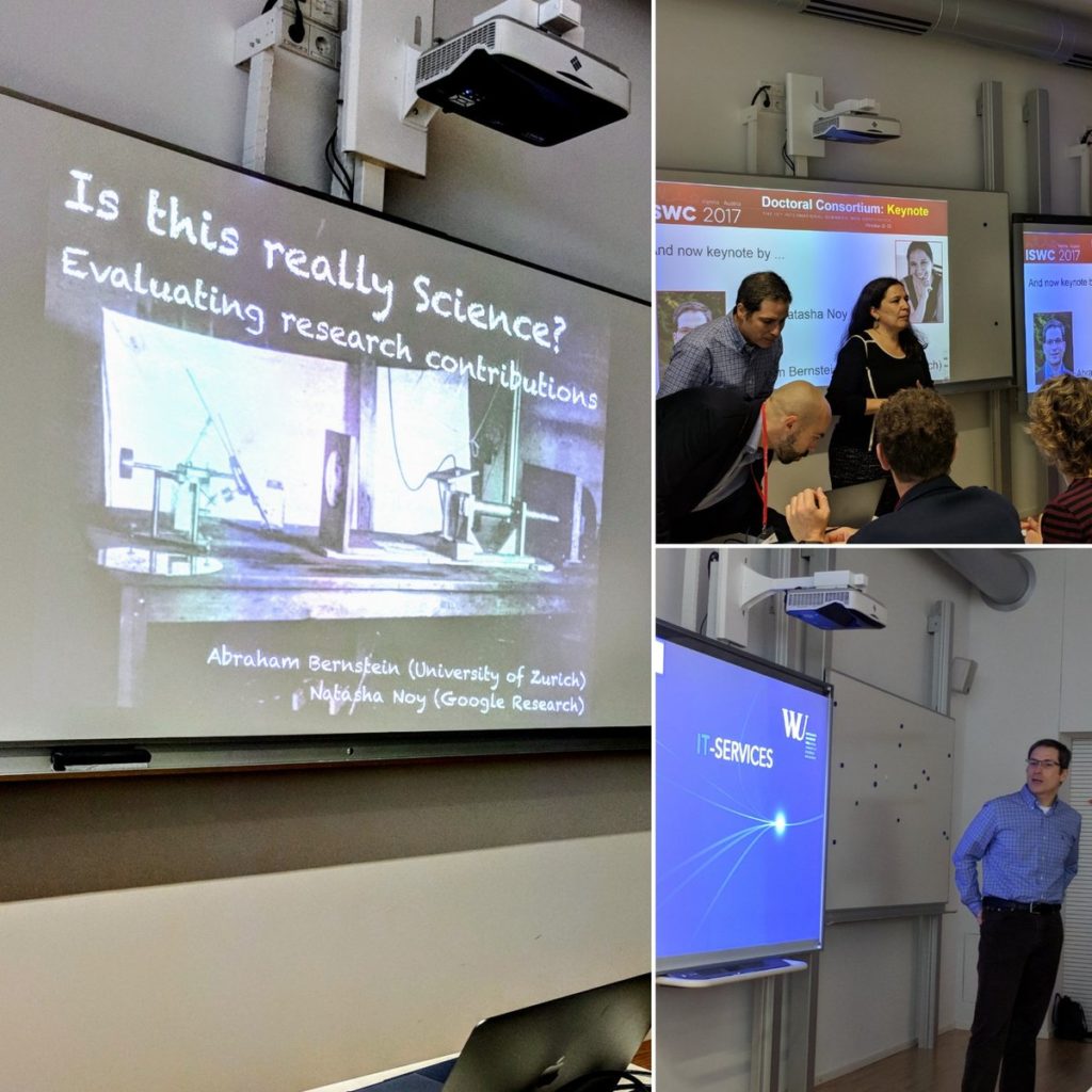 Abraham and Natasha presenting
