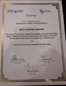 Best Poster certificate